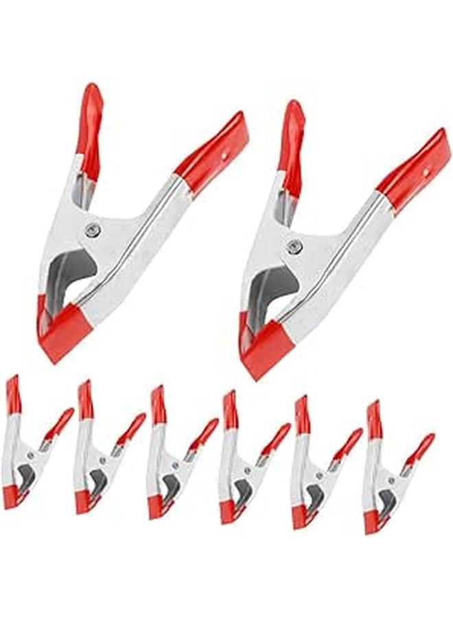 8 Pack Heavy Duty Spring Clamps For Photography Backdrop Cloth Tent Tripod Stand - Image 1