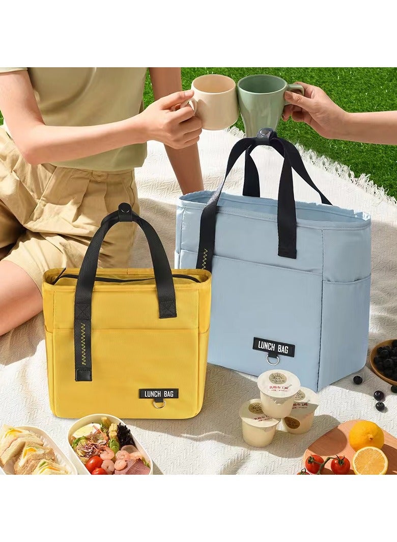 FSPEED High Capacity Lunch Tote Bags for Work, Travel, Outdoor, for Men and Women  (Pink) - Image 3