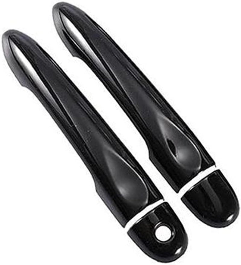 Wivplex Glossy Black Car Door Handle Cover for Renault Fluence