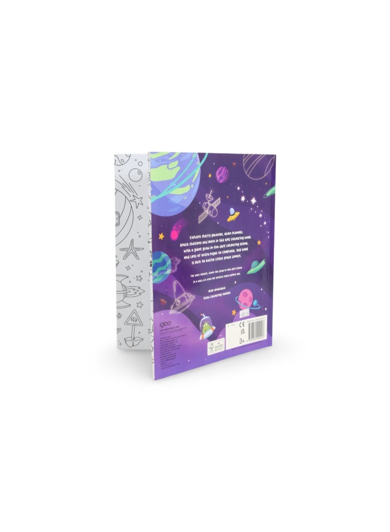 Igloo Books Glow Colouring Space Book - Image 3