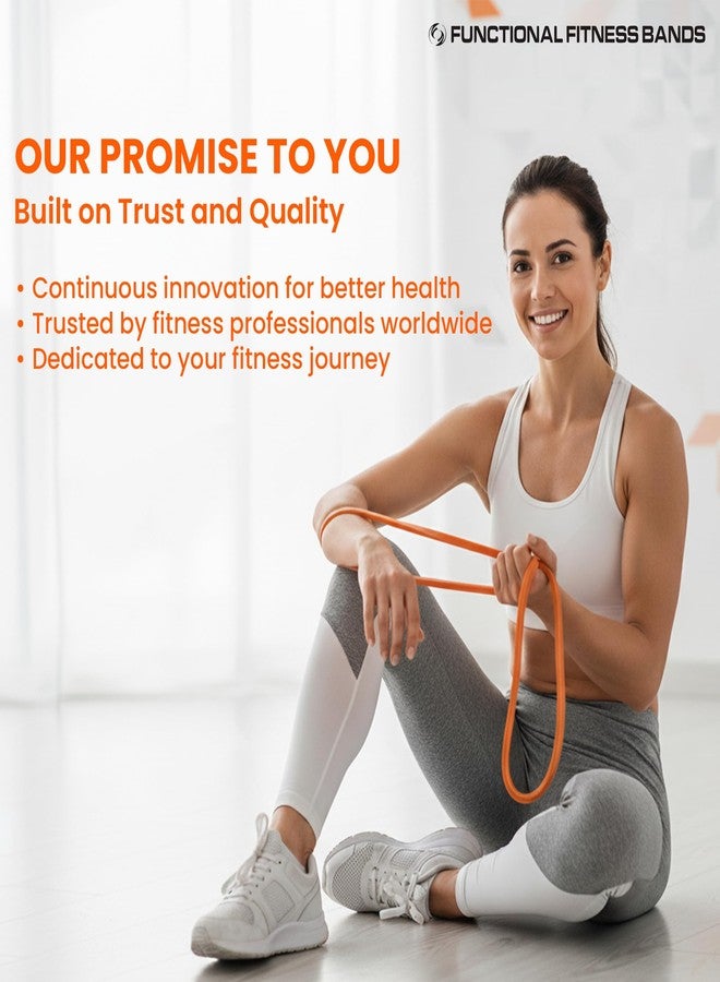 Rubberbanditz Functional Fitness Pull Up Assist Resistance Bands | Heavy Duty Loop Exercise Bands for Powerlifting, Mobility, and Stretching | Travel Friendly Resistance Bands for Workout | Combo Pack of 2 - Image 2