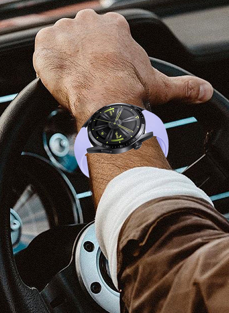 Perfii مجموعة من 3 قطع من أحزمة الساعات متوافقة مع جميع أجهزة Samsung وHuawei وAmazfit وFitbit وHonor بحجم حزام 22 مم - Image 2