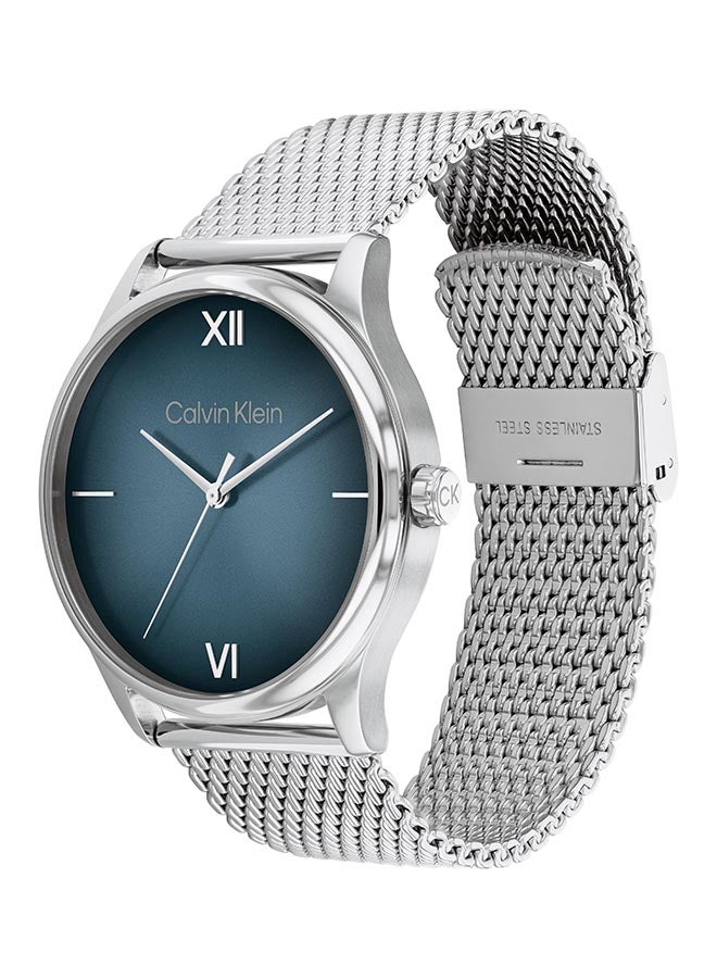 CALVIN KLEIN ساعة يد رجالية بعقارب دائرية الشكل من الستانلس ستيل 25200450 - 43 ملم - Image 2