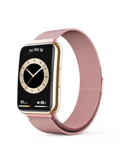 Milanese Stainless Steel Replacement Band Compatible With Huawei Fit 2 Watch Mesh Type Magnetic Stainless Steel Strap