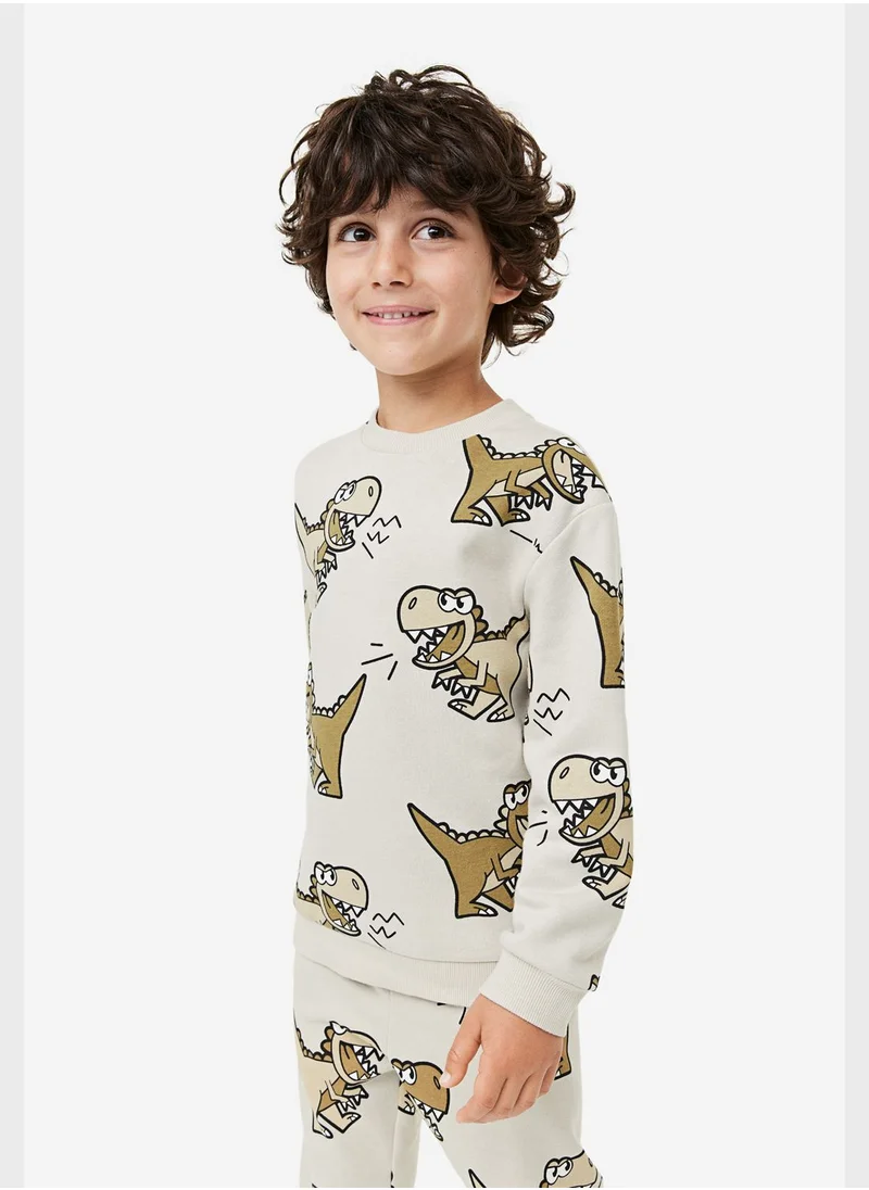 H&M Kids Dino Print Sweatshirt