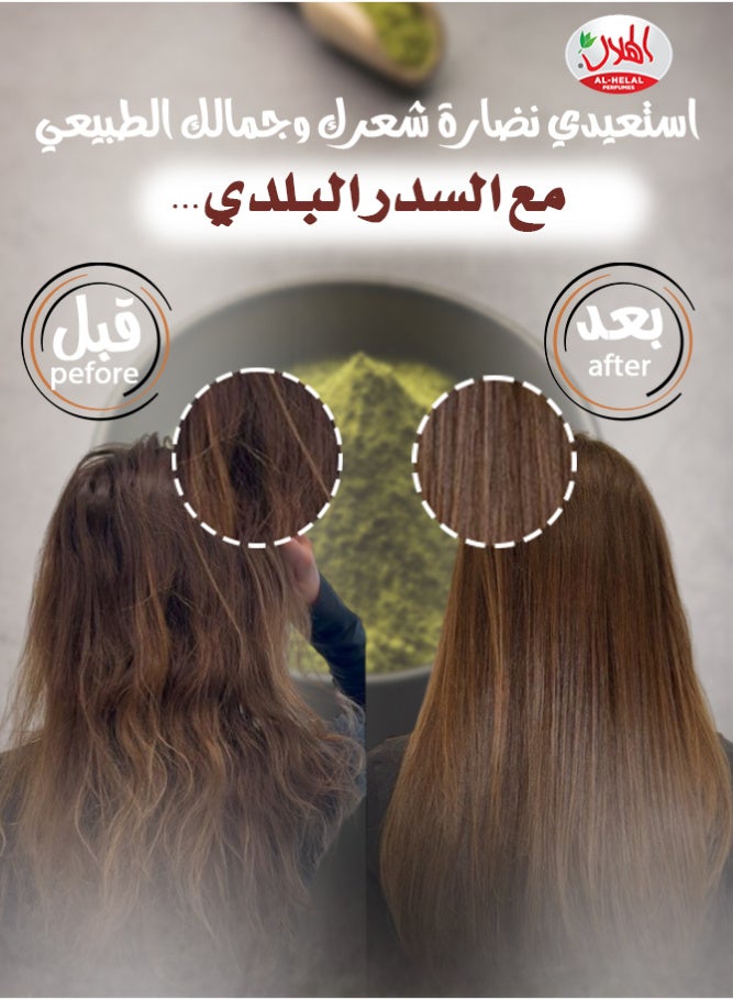 AL-HELAL Al Sidr Al Baladi Powder ORGANIC 350 grams - Image 3
