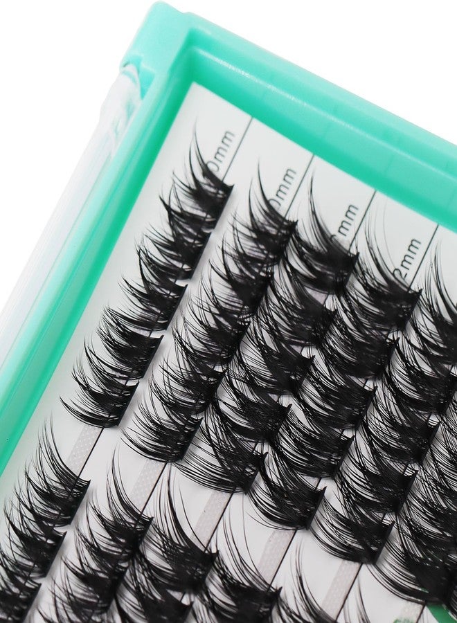 BODERMINCER D Curl 322pcs 8-16mm/10-18mm Lash Clusters Wispy Eyelash Clusters With Thin Band Cluster Eyelash Extensions Natural Volume Lash Extensions DIY Individual Lashes Clusters (M09+M03 MIX) - Image 3