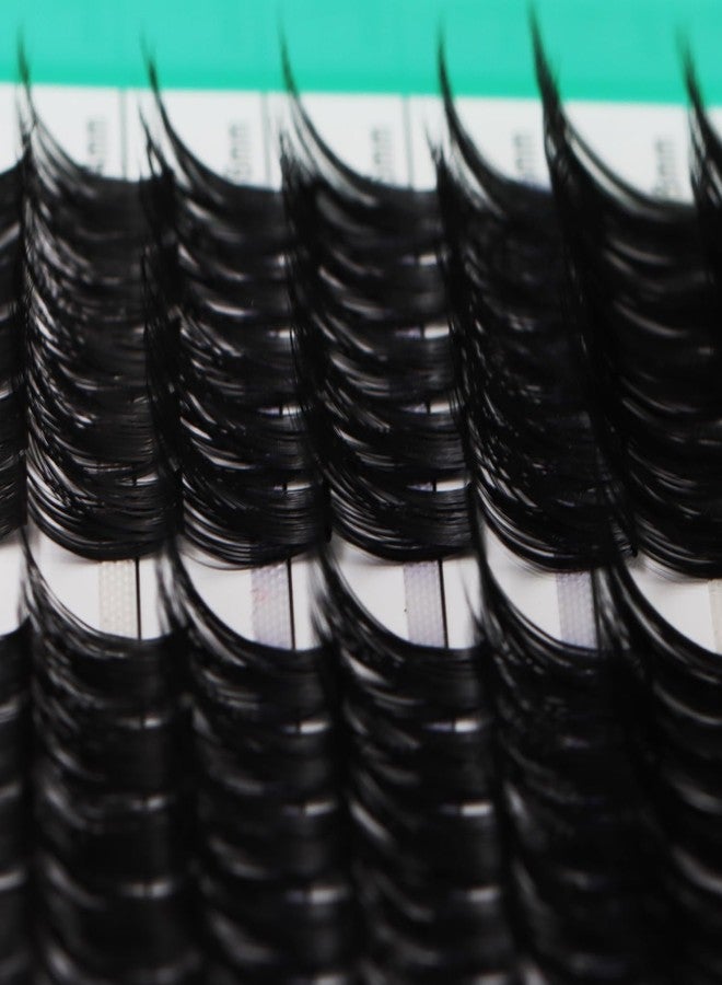 BODERMINCER D Curl 322pcs 8-16mm/10-18mm Lash Clusters Wispy Eyelash Clusters With Thin Band Cluster Eyelash Extensions Natural Volume Lash Extensions DIY Individual Lashes Clusters (M09+M03 MIX) - Image 5