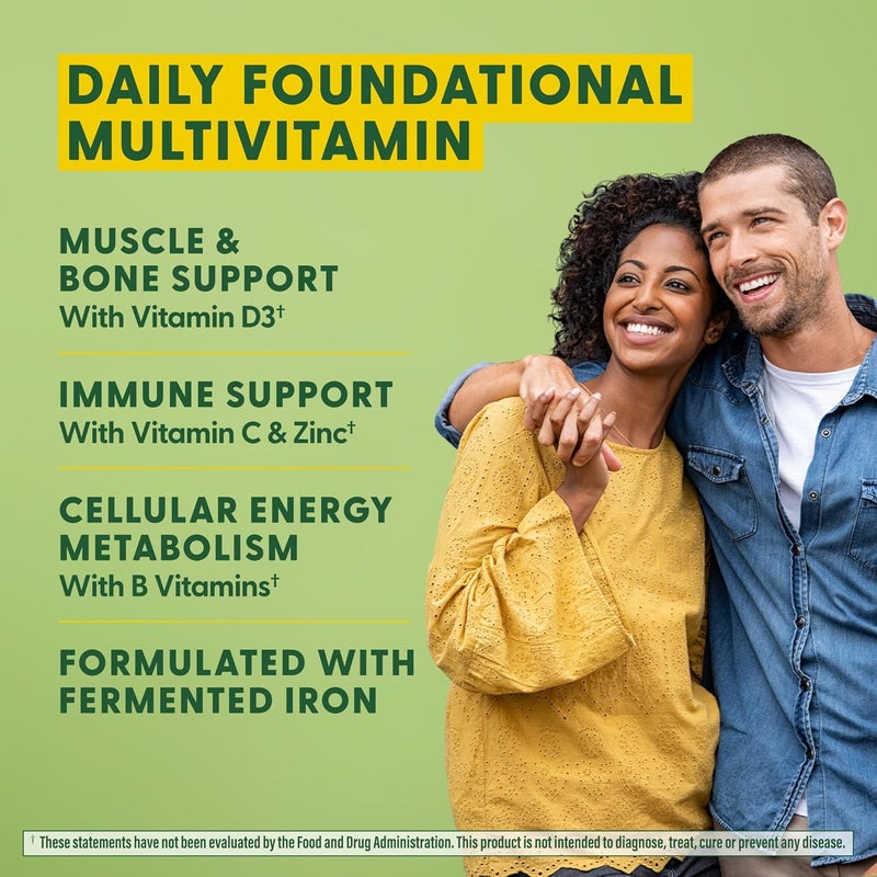 MegaFood One Daily Multivitamin  Multivitamin for Women and Men  with Real Food  Immune Support Supplement  Vitamin C  Vitamin B  Bone Health  Energy Metabolism  Vegetarian NonGMO  60 Tabs - Image 3