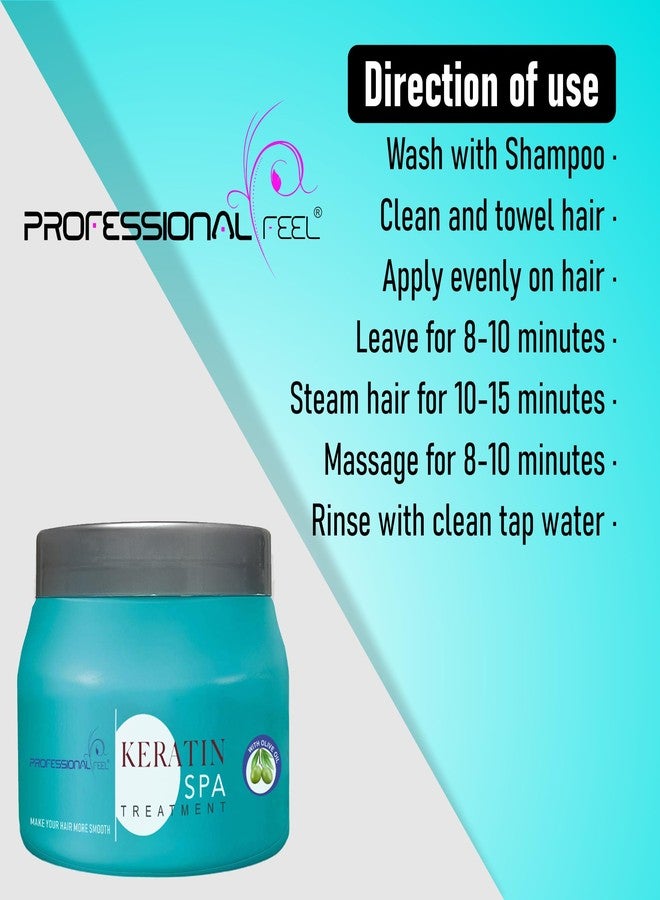 Professional Feel Keratin Hair Spa Treatment, Total Repair Real Hair Spa For More Hair Smooth & Silky (500 Gm) - Image 4