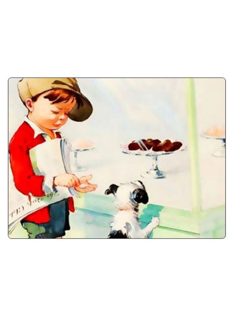 RKN Printed Anti-Slip Gaming Mouse Pad Multicolour