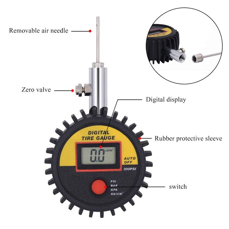 Haploon Digital Ball Pressure Gauge, Haploon Pump Pressure Gauge Ball for Basketball, Soccer, Football, Volleyball and Other Inflatables - Image 3