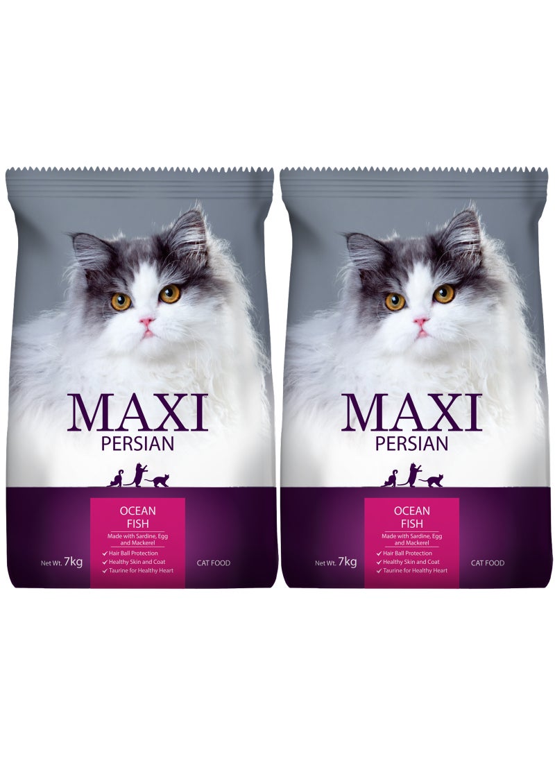 Maxi Persian Dry Cat Food Ocean Fish - Image 1