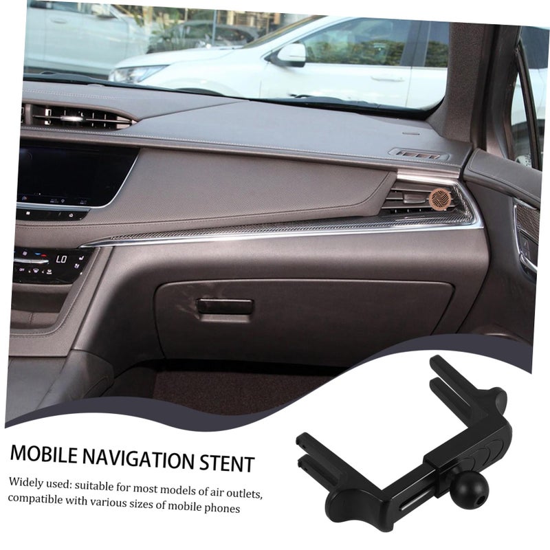 حامل هاتف عالمي لفتحات تهوية السيارة، مشبك سهل التشغيل بيد واحدة، متوافق مع جميع الهواتف المحمولة - Image 5