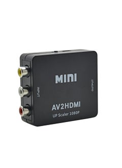 Multi-Port HDMI VGA AV Converter SwitchAV to HDMI Black AV to HDMI Black