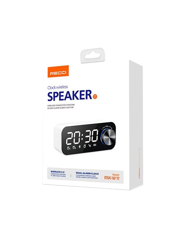 Recci - RSK-W11 Bluetooth Speaker Clock - Image 1