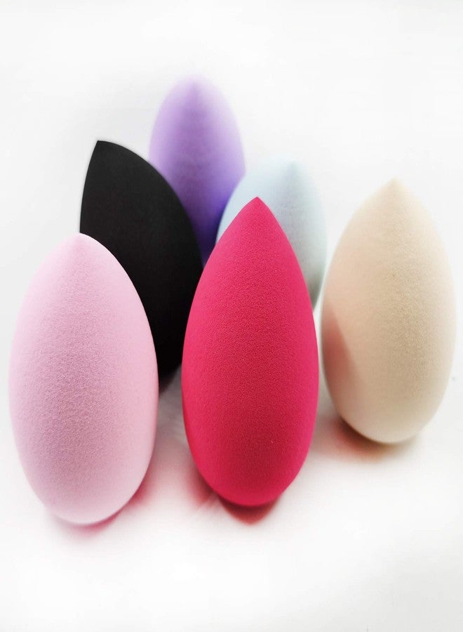 لايفيكس تول مجموعة إسفنجات مكياج مكونة من 6 قطع، خالية من اللاتكس، من ووتر دروب بيوتي، لدمج كريم الأساس، وبودرة، وأحمر الخدود، والكريم السائل، وأدوات تجميل الوجه الخالية من العيوب (6 قطع، ووتر دروب) - Image 2