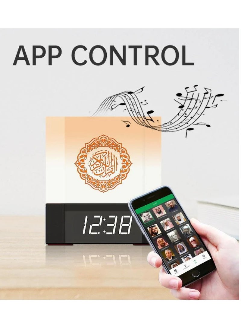 Equantu Illuminated Quran Speaker with Bluetooth and App Control DH-79002 - Image 2