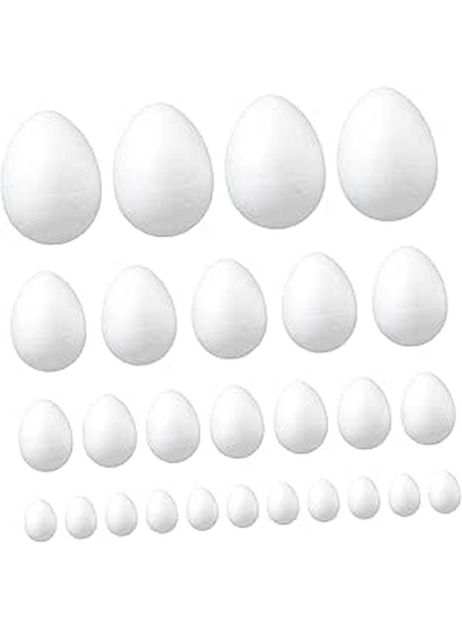 45Pcs DIY Graffiti Foam Easter Eggs Craft Kit for Creative Decor and Educational Activities - Image 1