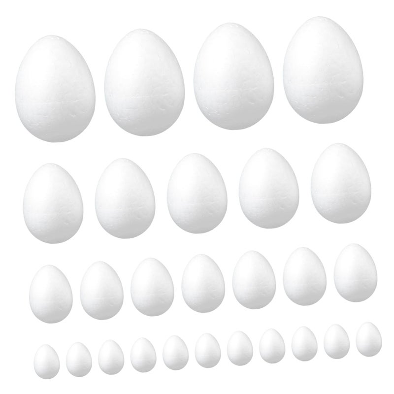 45Pcs DIY Graffiti Foam Easter Eggs Craft Kit for Creative Decor and Educational Activities - Image 2