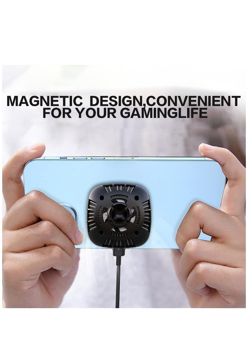 Magnetic  Car Mobile Holders with Cooling Fan & RGB Light - 360° Adjustable Air Vent Mount, 15W Fast Wireless Charging , Auto-Clamp & Strong Suction, Detachable , Acrylic Panel, Compatible with all Qi-Wireless Charging Phones - Image 5
