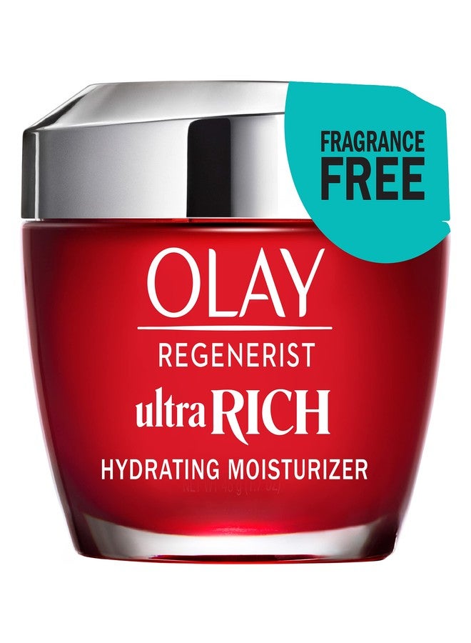 Olay Regenerist Ultra Rich Face Moisturizer, Fragrance-Free, 1.7 Oz - Image 1