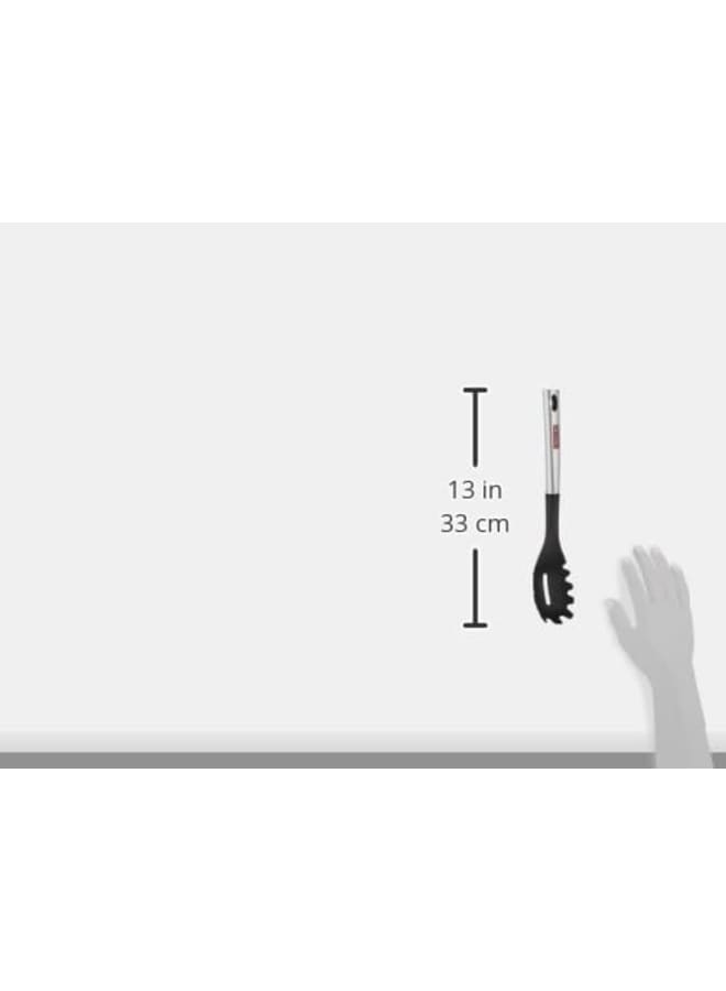 نيو فلام Neoflam Nylon Pasta Ladle With Stainless Steel Handle Balck, Kitchen Tools (33.5X6Cm) multicolour - Image 2