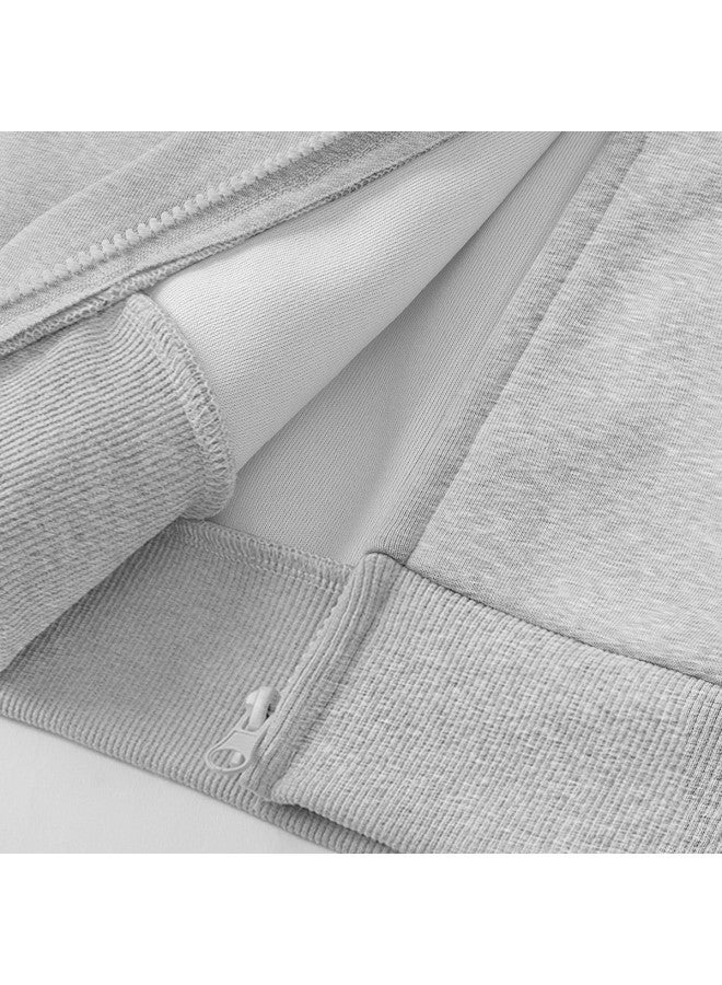Flying in the snow Early Autumn Thin Jacket Women 2025 Fall Collection Heavyweight Casual Hooded Sweatshirt Cardigan - Image 5