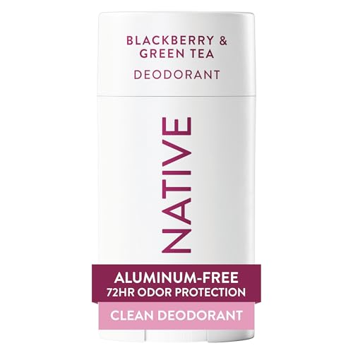 Native Deodorant Contains Naturally Derived Ingredients 72 Hour Odor Control Deodorant for Women and Men Aluminum Free Blackberry Green Tea 265oz - Image 1