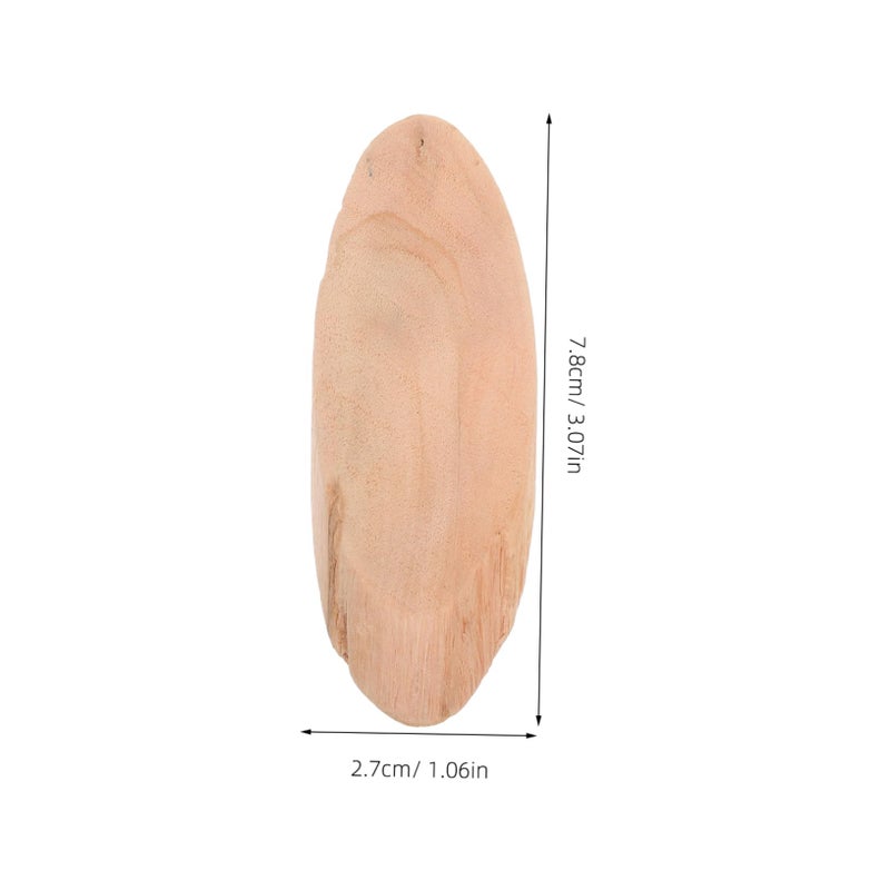 Natural Driftwood Slices 20Pcs Smooth Wood Discs For Aquarium Decor Home Decoration - Image 3
