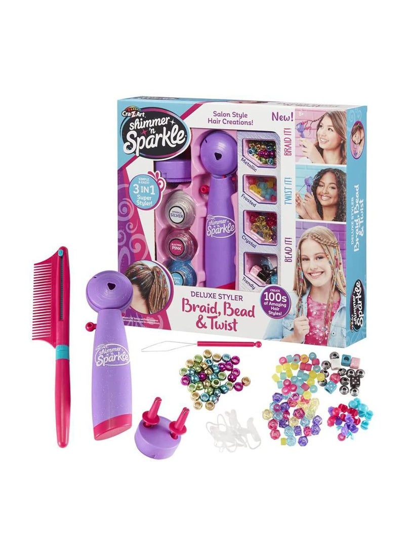 Shimmer N Sparkle - Shimmer N Sparkle Deluxe Styler Bead & Twist - Image 1