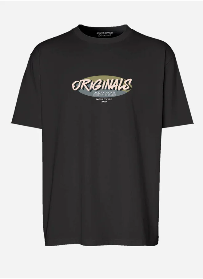 JACK & JONES Graphic Print Short Sleeve T-Shirt