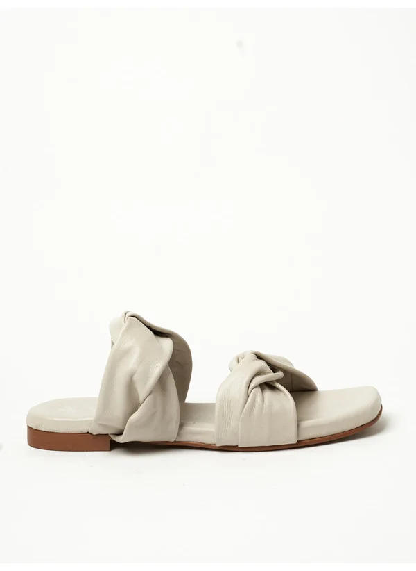 Y.so Y.SO Ladies Flat Sandals Cream | Made In India