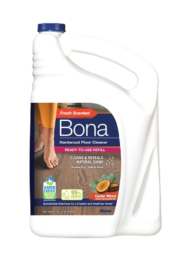 BONA Cedar Wood Scented Ready-To-Use Hardwood Floor Cleaner Refill 3.78 L WM700018199 - Image 1