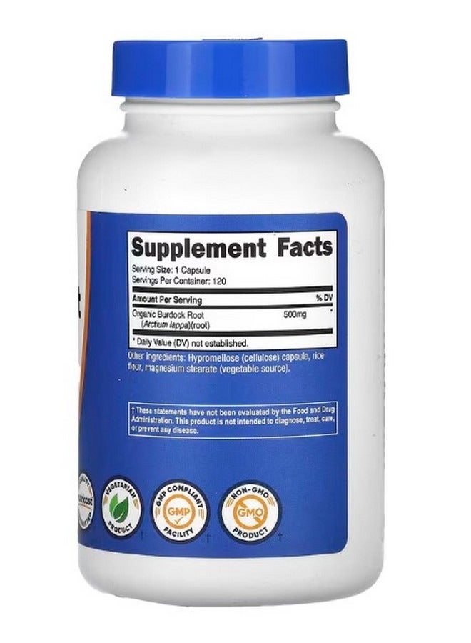 Nutricost Burdock Root 500 Mg 120 Capsules - Image 2