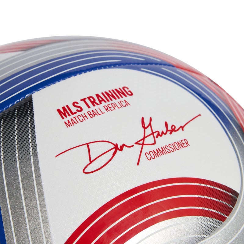 adidas Unisex-Adult Mls Training, White/Team Royal Blue/Red/Silver Metallic, 3 - Image 3