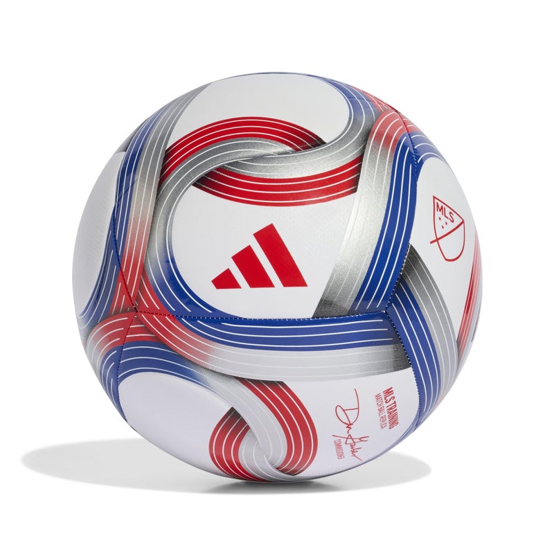 adidas Unisex-Adult Mls Training, White/Team Royal Blue/Red/Silver Metallic, 3 - Image 1