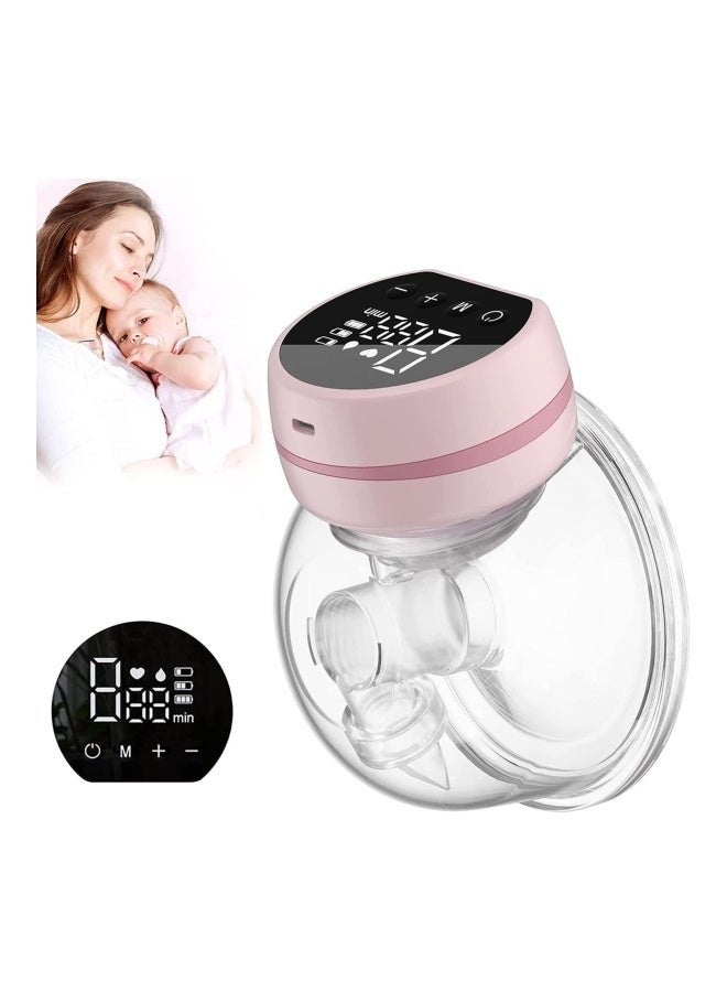 DMG TECH Wearable Breast Pump, Low Noise & Painless & Hands-Free Electric Portable Breast Pump With 3 Modes, 9 Levels, Lcd Display, Memory Function Rechargeable Single Milk Extractor With Massage Mode, 24Mm - Image 1