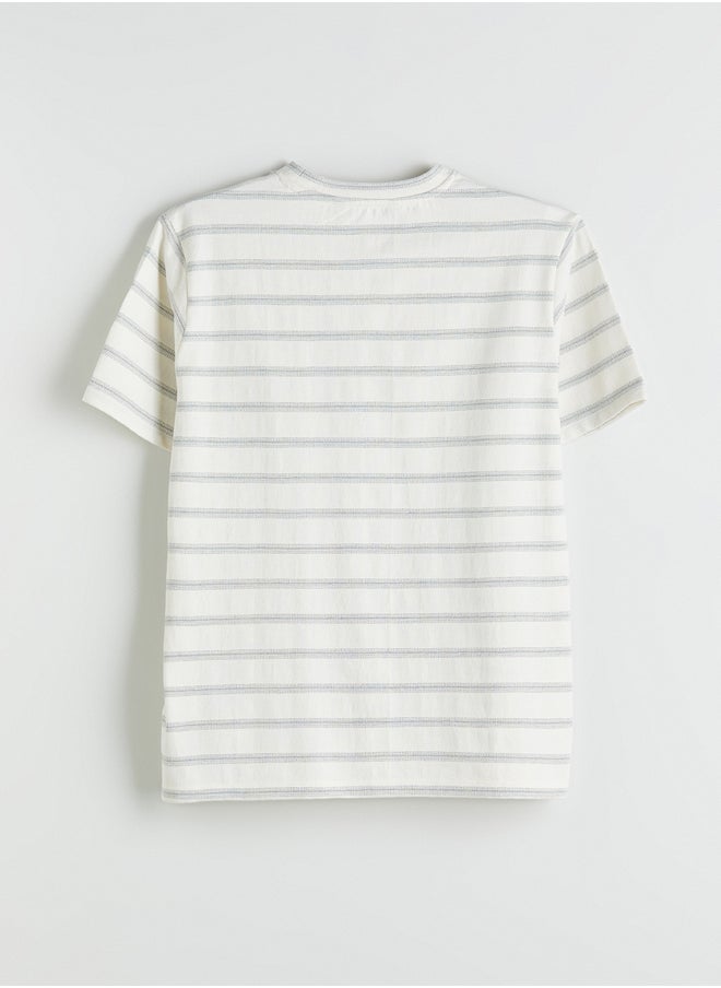 LC WAIKIKI Crew Neck Striped Jersey Men's T-Shirt  - Image 2