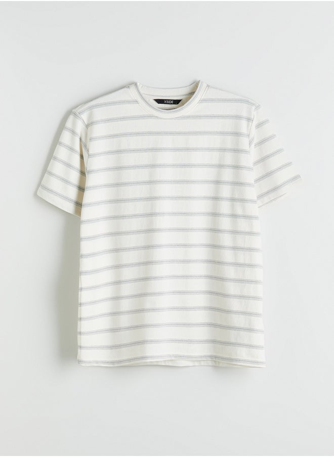 LC WAIKIKI Crew Neck Striped Jersey Men's T-Shirt  - Image 1