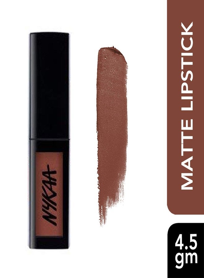Nykaa Matte To Last ! Liquid Lipstick (4.5ml) (Matte To Last ! Liquid Lipstick - Madras-Kaapi 05(4.5ml)) - Image 2