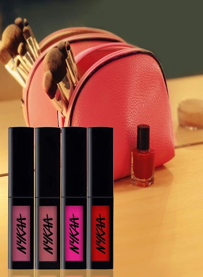 Nykaa Matte To Last ! Liquid Lipstick (4.5ml) (Matte To Last ! Liquid Lipstick - Madras-Kaapi 05(4.5ml)) - Image 4
