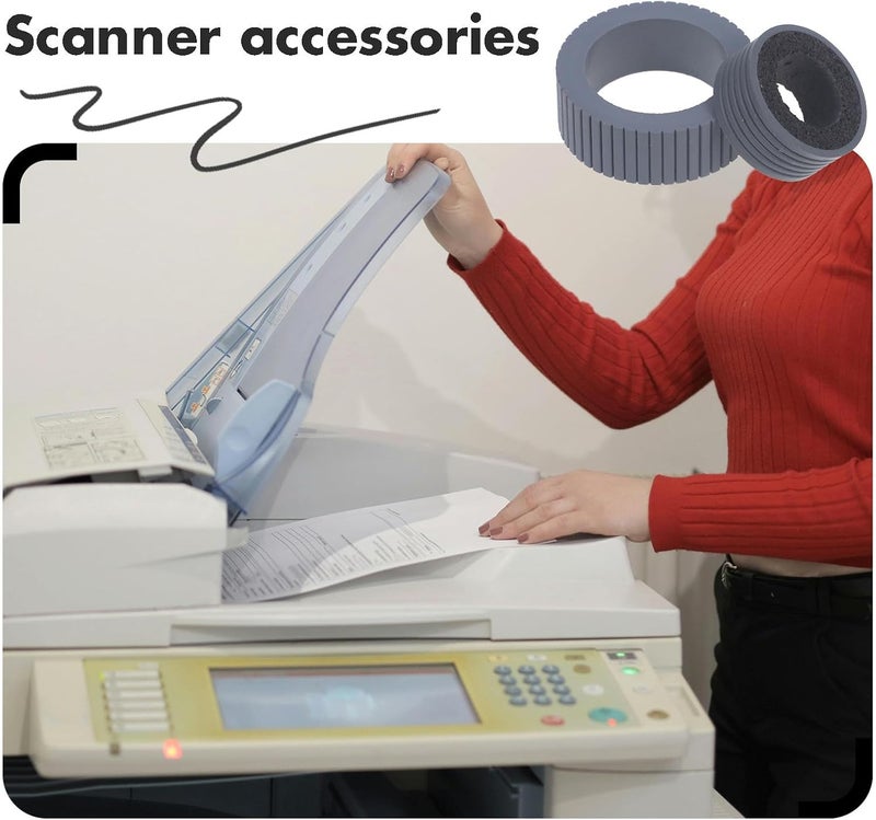 4pcs Scanner Roller Pager Replacement Parts for Ix1500 Ix1600, Compatible Scanner Accessories for Document Sorting and Paging in Office Use - Image 3