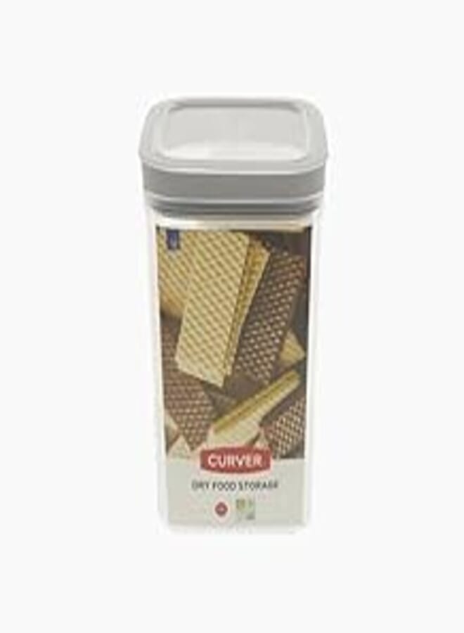Curver Curver Plastic Dry Cube Food Container, 1.8 Liter Capacity, Clear