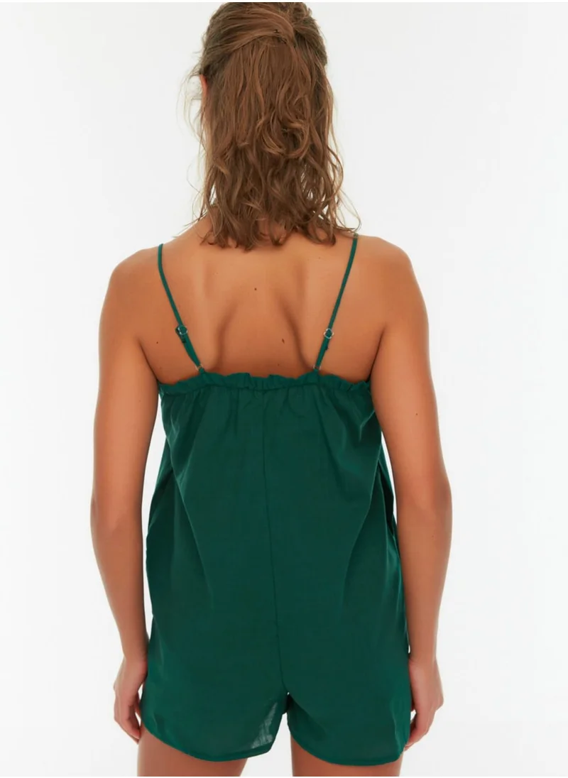 trendyol Pocket Detail Strappy Jumpsuit