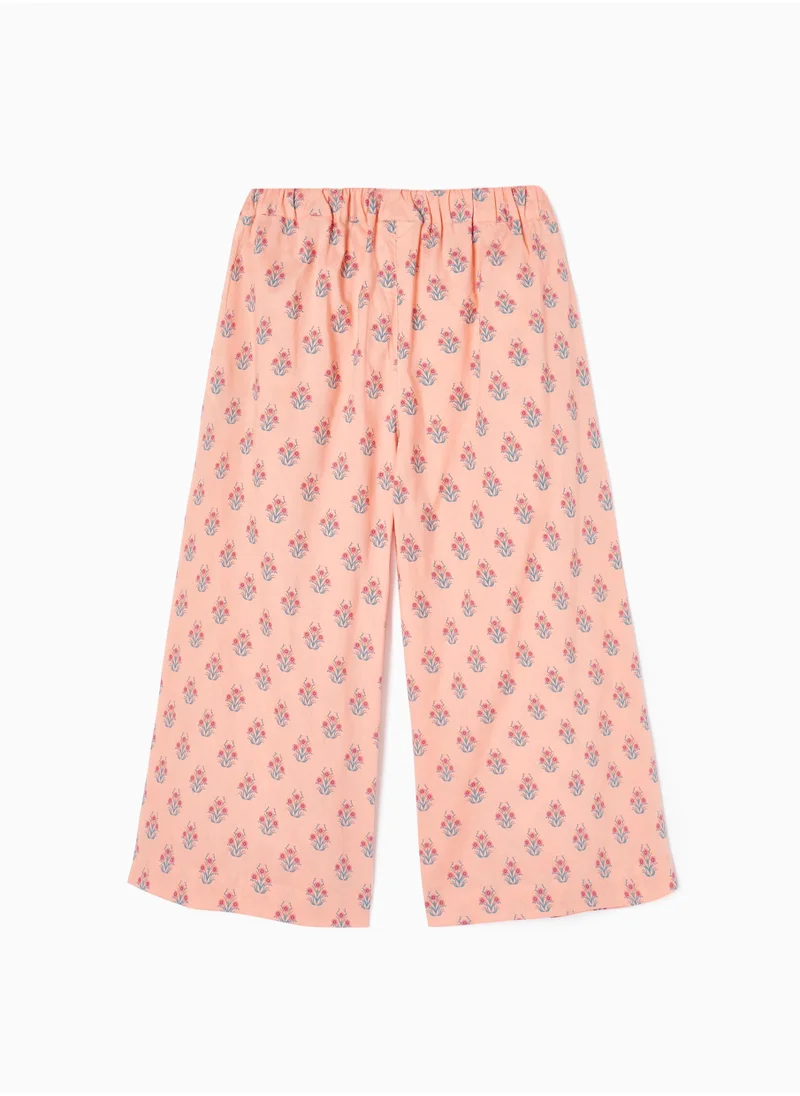 Zippy Zippy Printed Trousers In Cotton For Girls