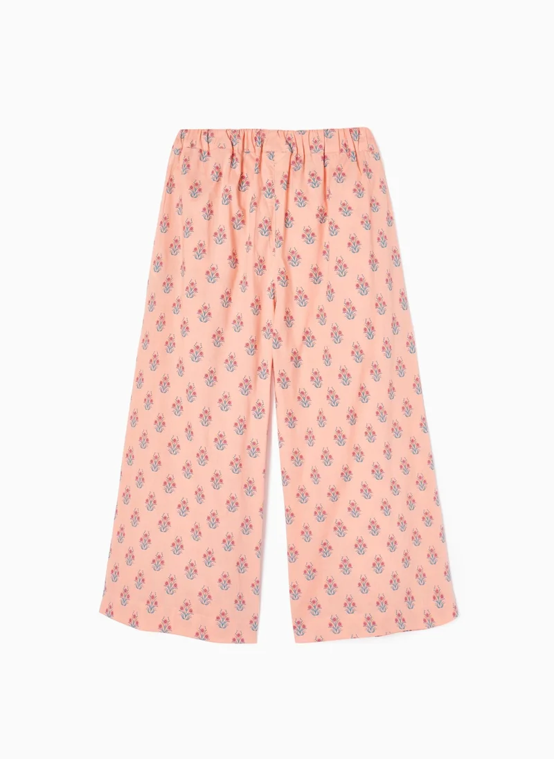 Zippy Zippy Printed Trousers In Cotton For Girls