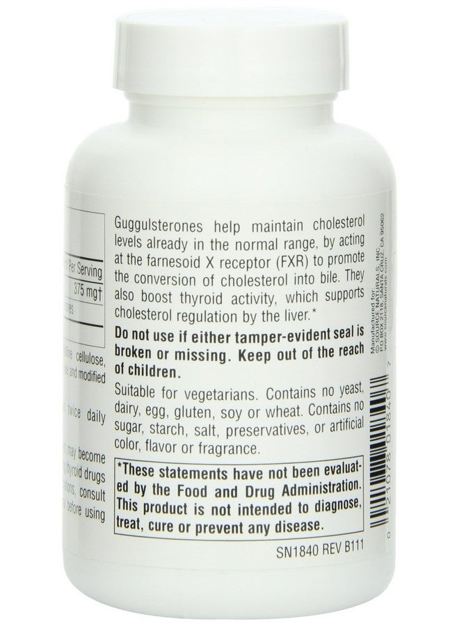 Source Naturals Guggulsterones, Supports The Heart and Arteries* 37.5 mg - 120 Tablets - Image 2