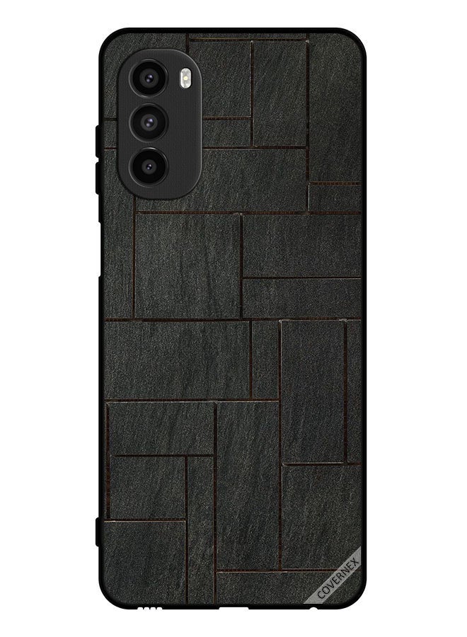 Covernex غطاء حماية لهاتف موتورولا موتو G52 بنمط جدار حجري - Image 1