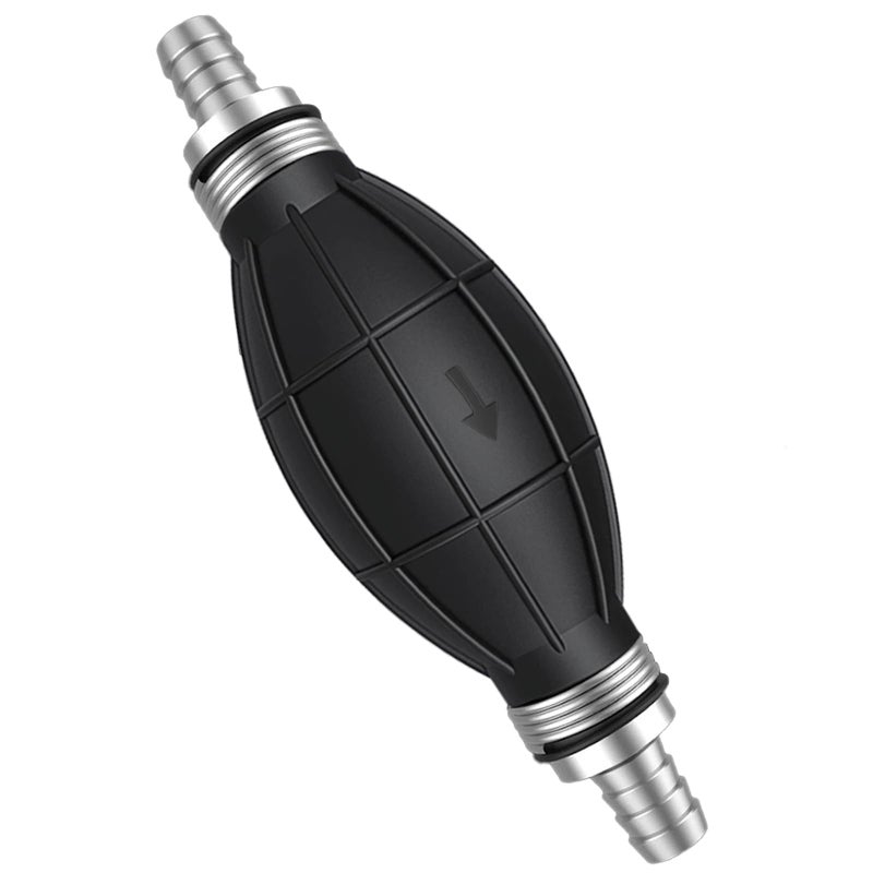 8mm Primer Bulb Hand Fuel Pump 516 inch Black Rubber Fuel Pump Fuel Line Hand Transfer Vacuum Gasoline Petrol Diesel Primer Bulb for Marine Boat  Car  Motorcycle 9001080A